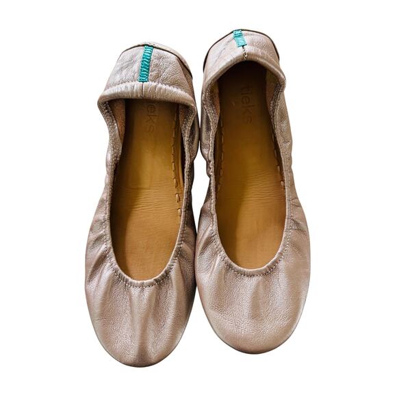 Tieks Rose Gold Ballet Flats Size 9 - Picture 1 of 6